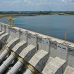 Barragem da Usina de Belo Monte, no rio Xingu. Pará